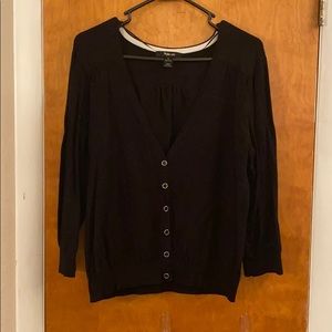 Black cardigan